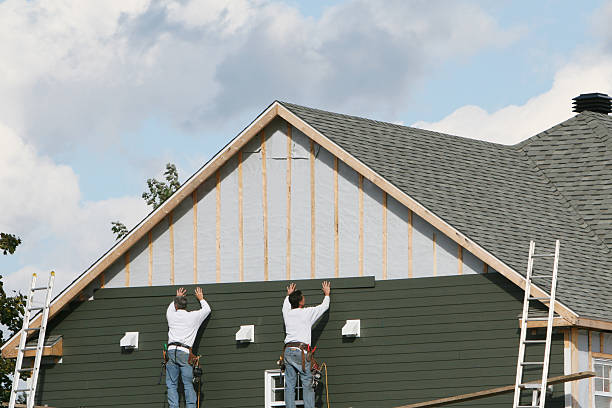 Professional Emergency Siding Repair technician working in Curwensville, PA